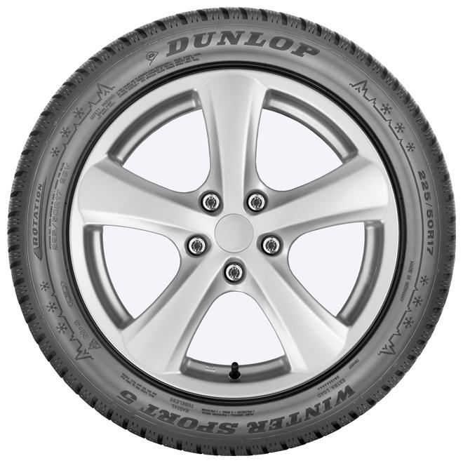 1x Winterreifen DUNLOP Winter Sport 5 SUV 225/65 R17 102H 