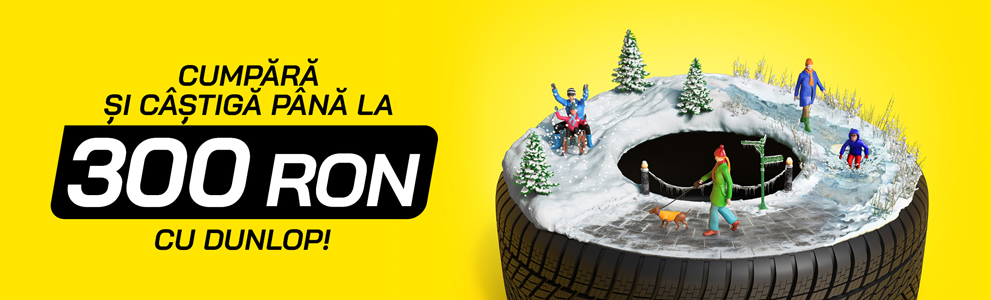 Promotie iarna Dunlop - 2025