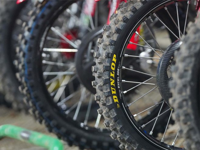 Dunlop stellt neuen Motocross-Reifen Geomax MX34 vor.