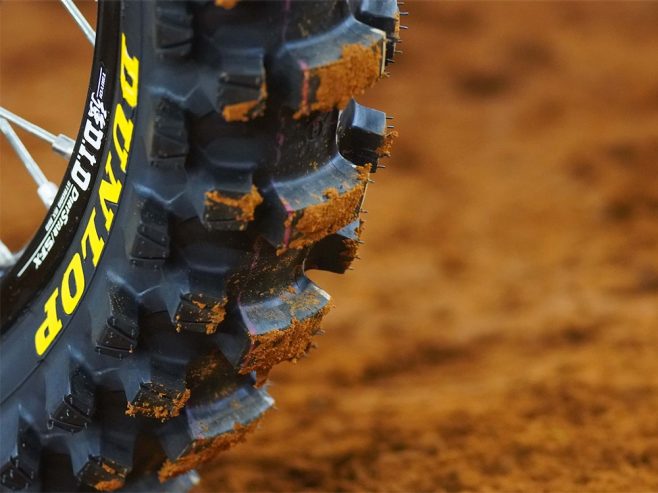 Dunlop stellt neuen Motocross-Reifen Geomax MX34 vor.