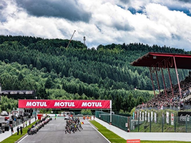 Dunlop tires provide confidence in mixed conditions at 8 Hours of Spa Motos.