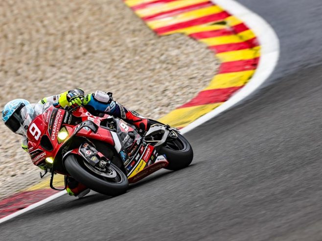 Dunlop tires provide confidence in mixed conditions at 8 Hours of Spa Motos.