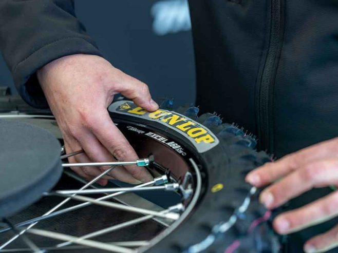 MX2 championship leaders praise performance of “excellent” Dunlop tires.
