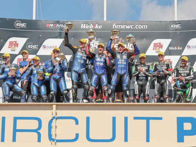 Viltais Racing Igol lidera el podio de Dunlop en el centenario del Bol D'Or.