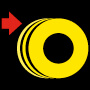 Dunlop Tyre Speed Icon for cars and vans.
