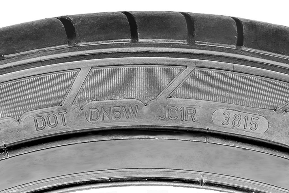 dot code tyre sidewall