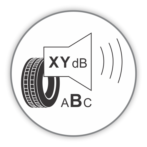 External Rolling Noise icon on tyre label