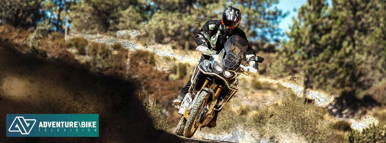 Honda Africa Twin on Dunlop Trailmax Mission tyres