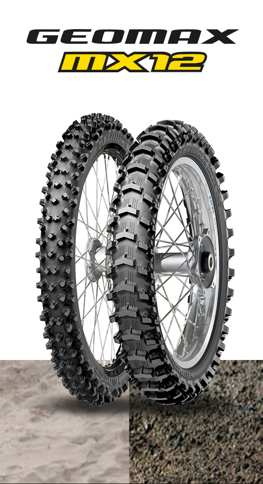Terrenos para los neumáticos Geomax MX12 de Dunlop