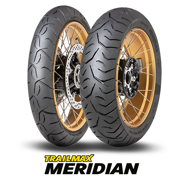 Dunlop Trailmax Meridian packshot and logo