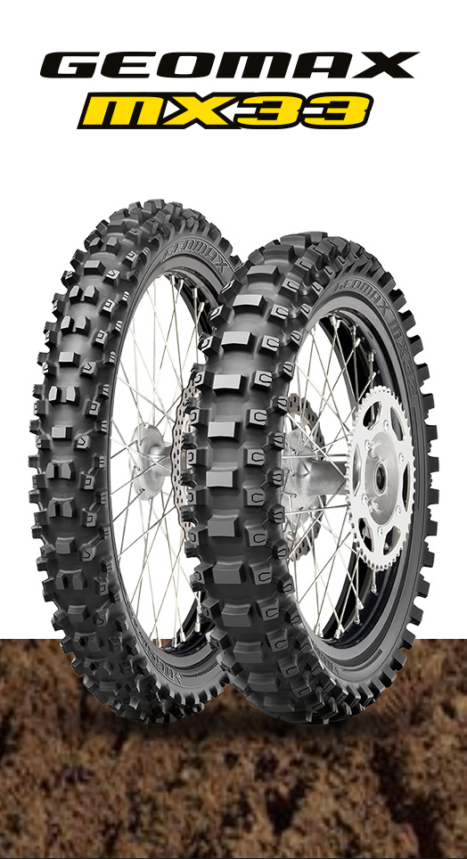 Nawierzchnie dla opon Dunlop Geomax MX33